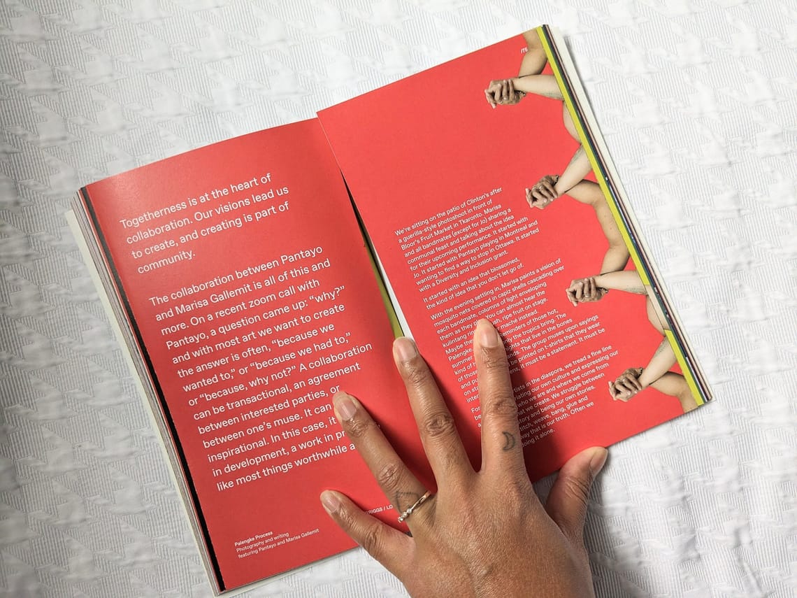 I wrote something for the ottawa design club: pantayo x marisa